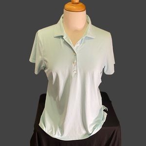 Mint Peter Millar Ladies Golf Shirt